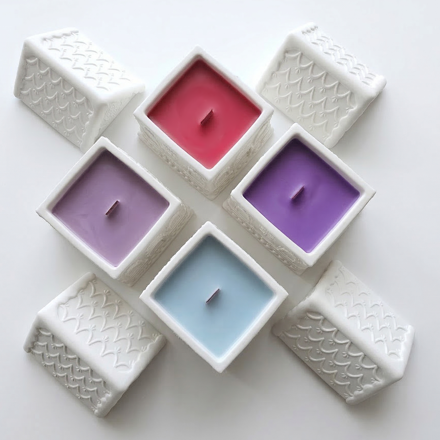 Huiskaars - Wit / Wintermagie