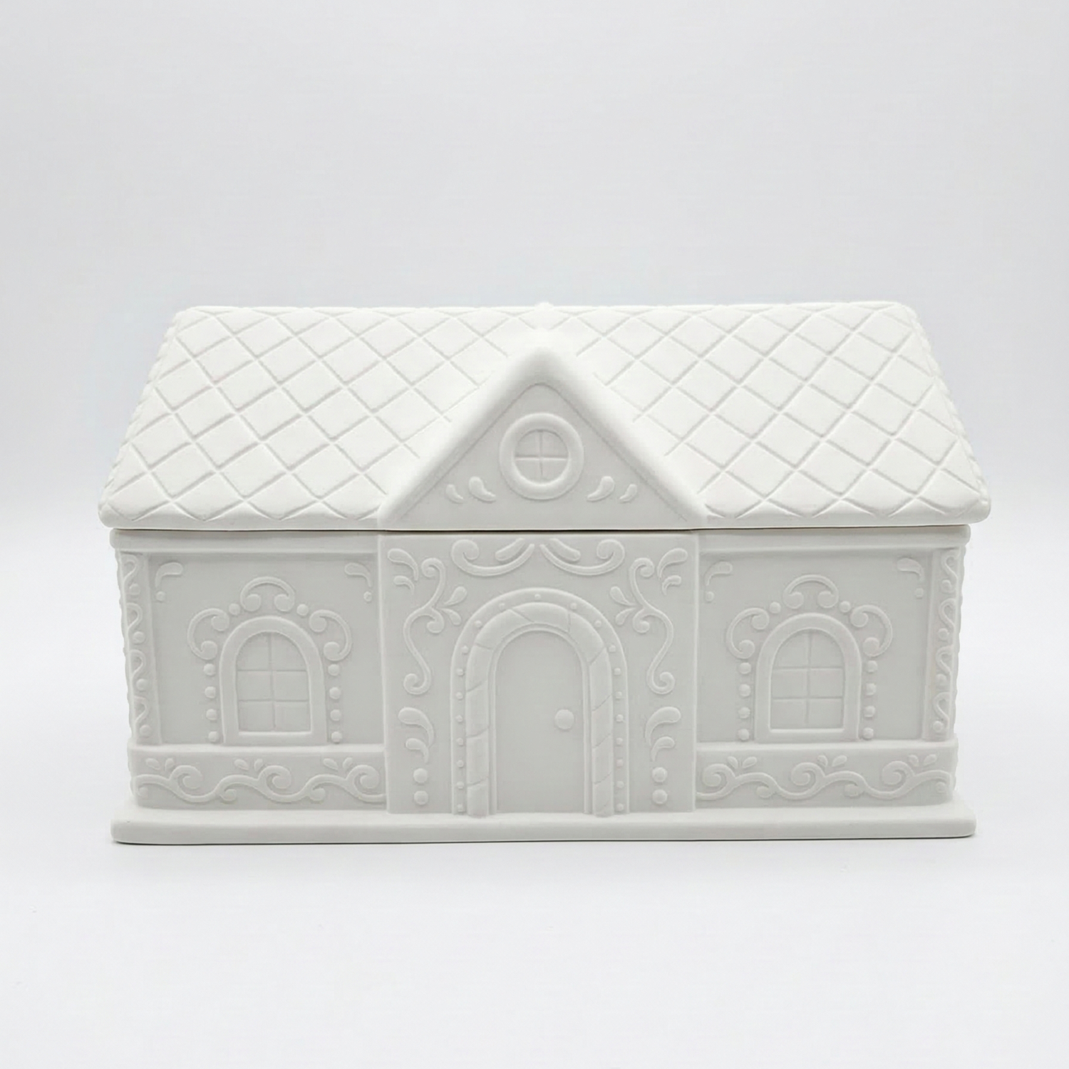 Grote Huis Kaars - Wit / Lavendel