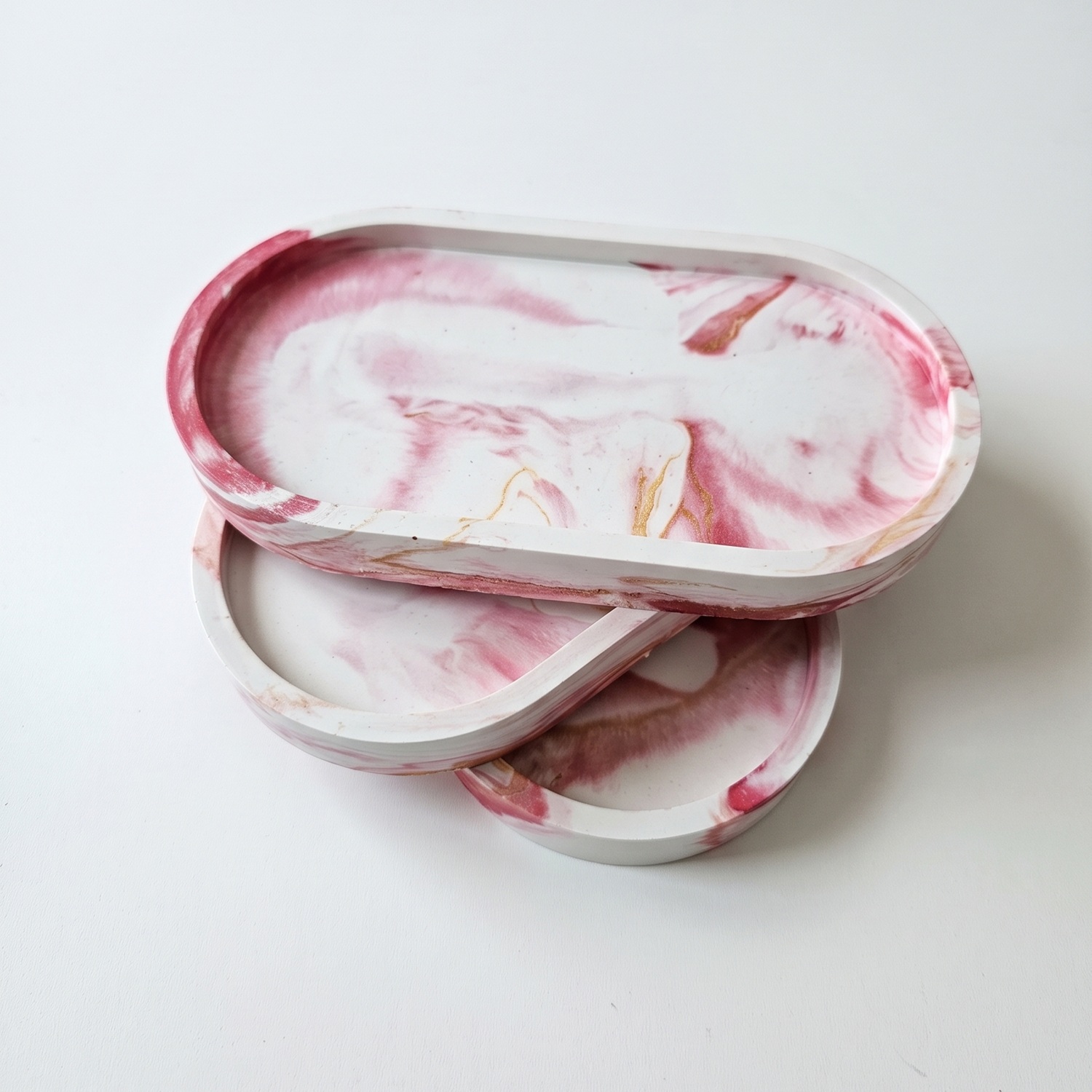 Design dienblad Classic - Wit / Zilver