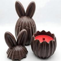 Choco Bunny Kaars - Bruin / Kers, Amandel