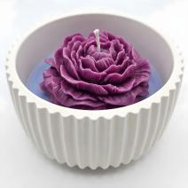 Kaars Lavendeldroom - Wit / Paars / Lavendel