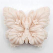 Kaars Vlinder - Roze / Kokos