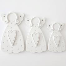 Creatieve gietvorm set Herinnering – 3 stuks / Wit