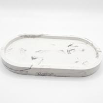 Design dienblad Classic - Wit / Zilver