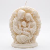 Kaars Bethlehem Liefde - Wit / Kokos