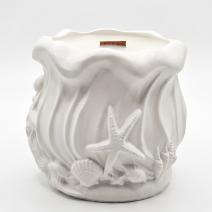 Geurkaars Oceaan - Wit / Eucalyptus, Kamfer