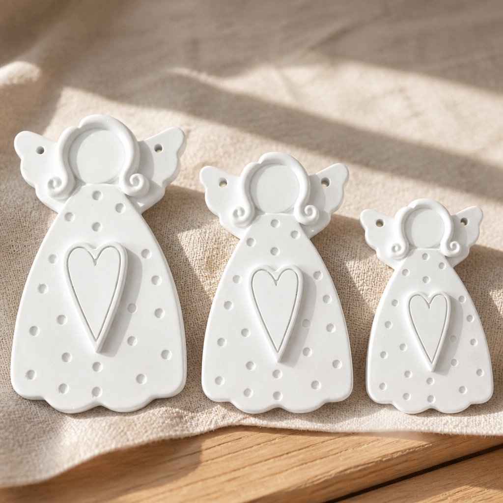Creatieve gietvorm set Herinnering – 3 stuks / Wit